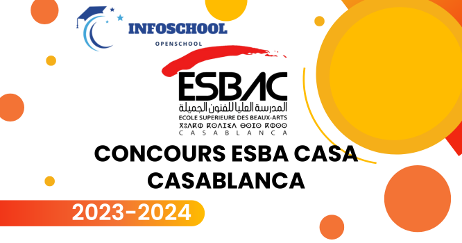 Concours ESBA Casa Casablanca 2023-2024
