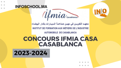 Concours IFMIA Casa Casablanca 2023-2024