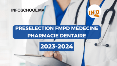 Preselection FMPD Médecine Pharmacie dentaire 2023