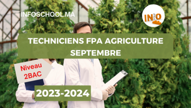 Techniciens FPA Agriculture septembre 2023-2024