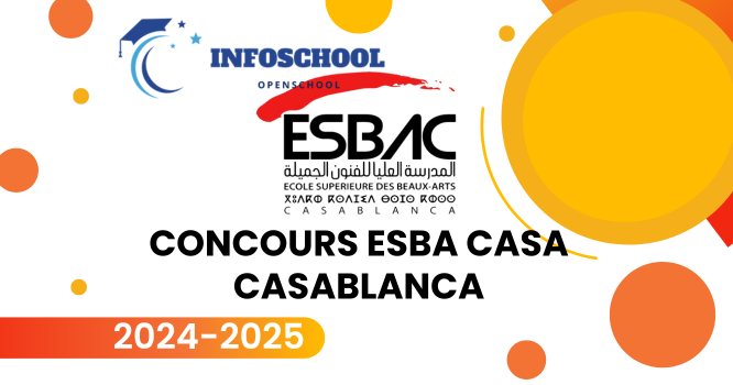 Concours ESBA Casa Casablanca 2024-2025