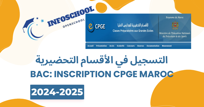 Inscription CPGE Classes Préparatoires 2024-2025