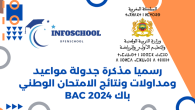 رسميا مذكرة جدولة مواعيد ومداولات ونتائج الامتحان الوطني باك 2024 Bac
