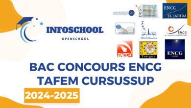 BAC Concours ENCG TAFEM Cursussup 2024-2025