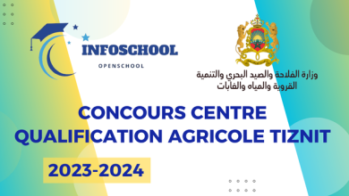 Concours Centre Qualification Agricole Tiznit 2024-2025