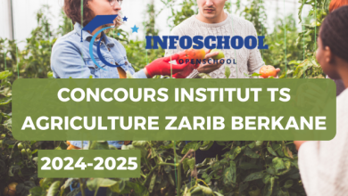 Concours Institut TS Agriculture Zarib Berkane 2024-2025