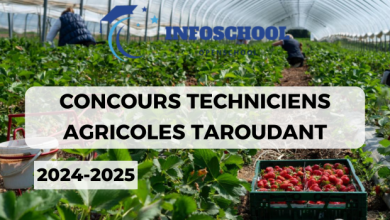 Concours Techniciens Agricoles Taroudant 2024-2025