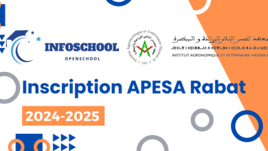 Inscription APESA Rabat 2024-2025