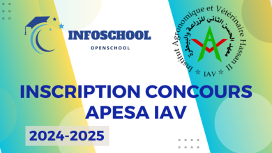 Inscription Concours APESA IAV 2024-2025