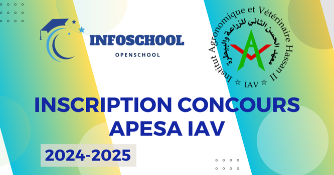 Inscription Concours APESA IAV 2024-2025