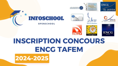 Inscription Concours ENCG TAFEM 2024-2025