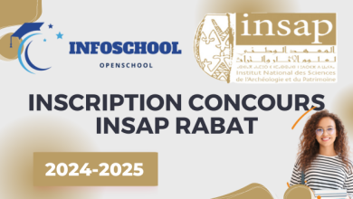 Inscription Concours INSAP Rabat 2024-2025