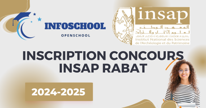 Inscription Concours INSAP Rabat 2024-2025