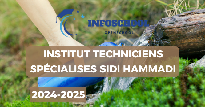 Institut Techniciens Spécialises Sidi Hammadi 2024