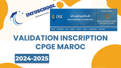 Validation inscription CPGE Maroc