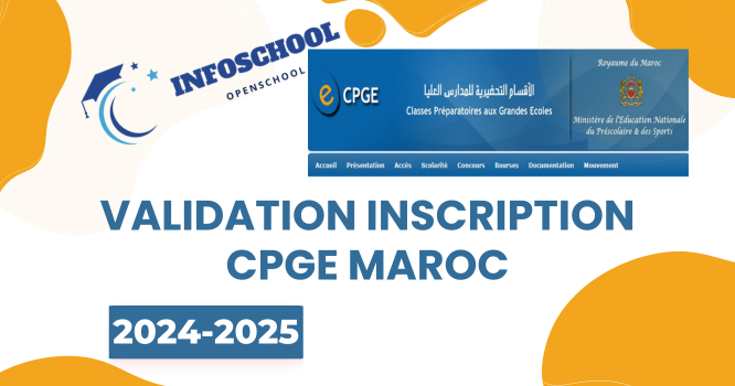 Validation inscription CPGE Maroc