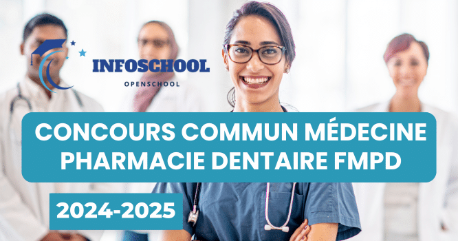 Concours Commun Médecine Pharmacie dentaire FMPD