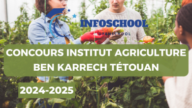 Concours Institut agriculture ben karrech Tétouan