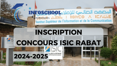 Inscription Concours ISIC Rabat