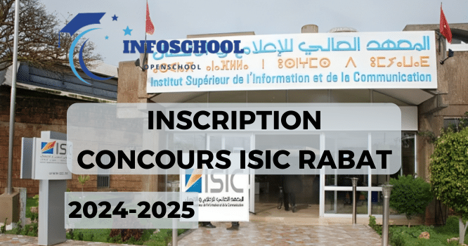 Inscription Concours ISIC Rabat