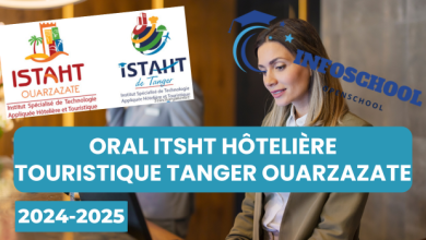 Oral ITSHT Hôtelière Touristique Tanger Ouarzazate