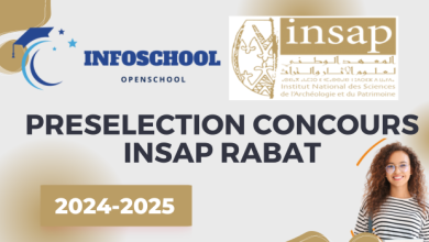 Preselection Concours INSAP Rabat