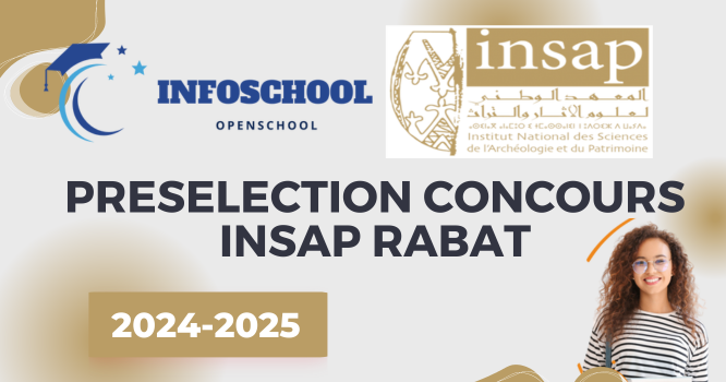 Preselection Concours INSAP Rabat