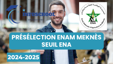 Présélection ENAM Meknès seuil ENA 2024-2025