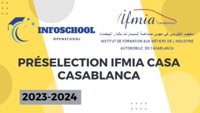 Préselection IFMIA Casa Casablanca 2024-2025