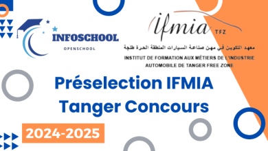 Préselection IFMIA Tanger Concours 2024-2025