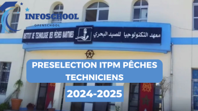 Preselection ITPM Pêches Techniciens 2024