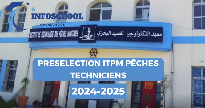 Preselection ITPM Pêches Techniciens 2024