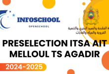 Preselection ITSA AIT MELLOUL TS Agadir 2024