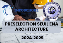 Preselection Seuil ENA Architecture 2024-2025