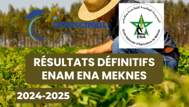 Résultats définitifs ENAM ENA Meknes 2024-2025