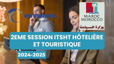 2eme Session ITSHT Hôtelière et Touristique 2024-2025