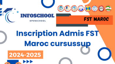 Inscription Admis FST Maroc cursussup 2024-2025