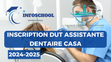 Inscription DUT Assistante dentaire Casa 2024-2025