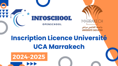 Inscription Licence Université UCA Marrakech 2024-2025