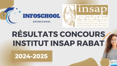 Résultats Concours Institut INSAP Rabat 2024-2025