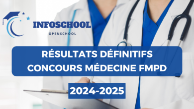 Résultats Définitifs Concours Médecine FMPD 2024-2025