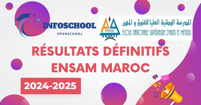 Résultats Définitifs ENSAM Maroc 2024-2025