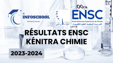 Résultats ENSC Kénitra Chimie 2024-2025