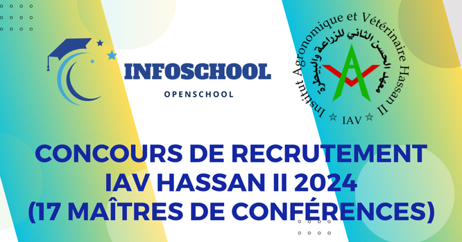 Concours de Recrutement IAV Hassan II 2024 (17 Maîtres de Conférences)