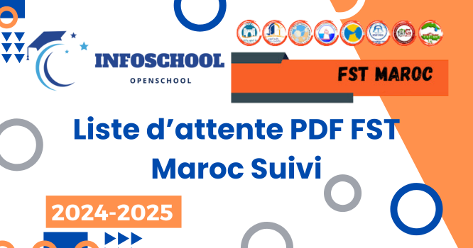 Liste d’attente PDF FST Maroc Suivi 2024-2025