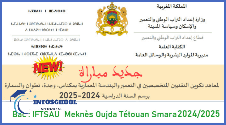 Résultats IFTSAU Meknès Oujda Tétouan Smara