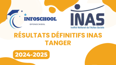 Résultats Définitifs INAS Tanger 2024-2025