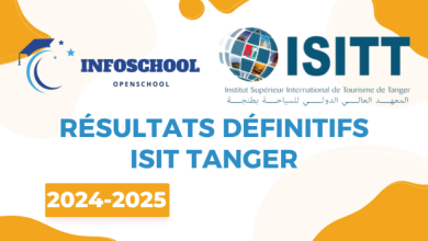 Résultats Définitifs ISIT Tanger 2024
