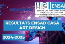 Résultats ENSAD Casa Art Design 2024-2025