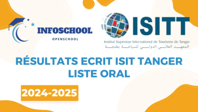Résultats Ecrit ISIT Tanger Liste Oral 2024-2025
